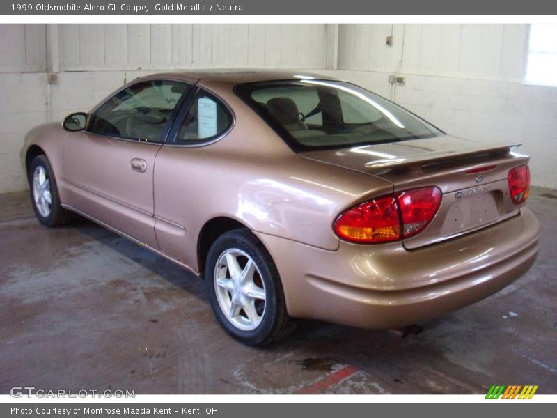 Gold Metallic / Neutral 1999 Oldsmobile Alero GL Coupe