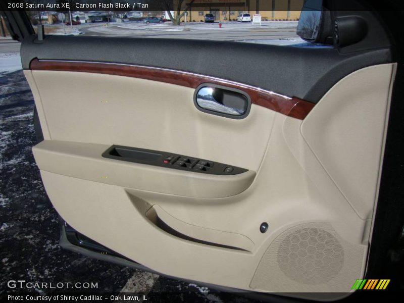 Carbon Flash Black / Tan 2008 Saturn Aura XE