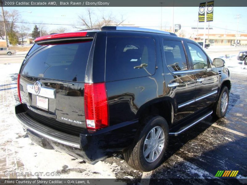 Black Raven / Ebony/Ebony 2009 Cadillac Escalade AWD