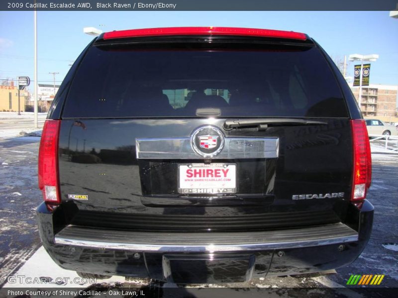 Black Raven / Ebony/Ebony 2009 Cadillac Escalade AWD