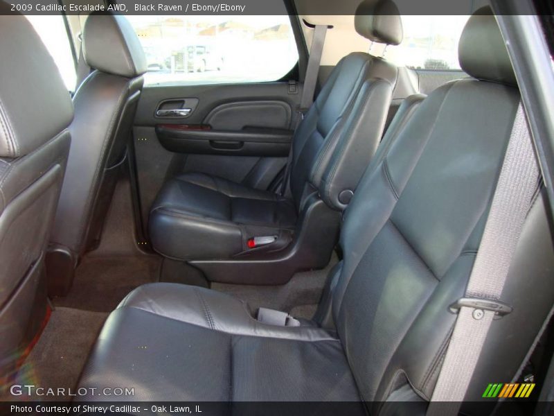 Black Raven / Ebony/Ebony 2009 Cadillac Escalade AWD