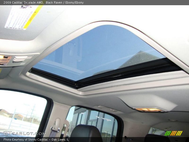 Black Raven / Ebony/Ebony 2009 Cadillac Escalade AWD