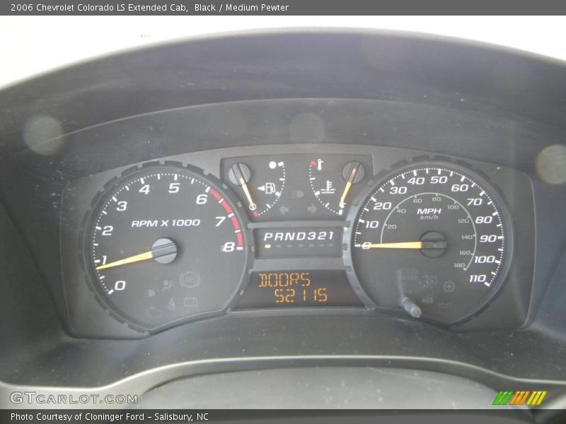 Black / Medium Pewter 2006 Chevrolet Colorado LS Extended Cab