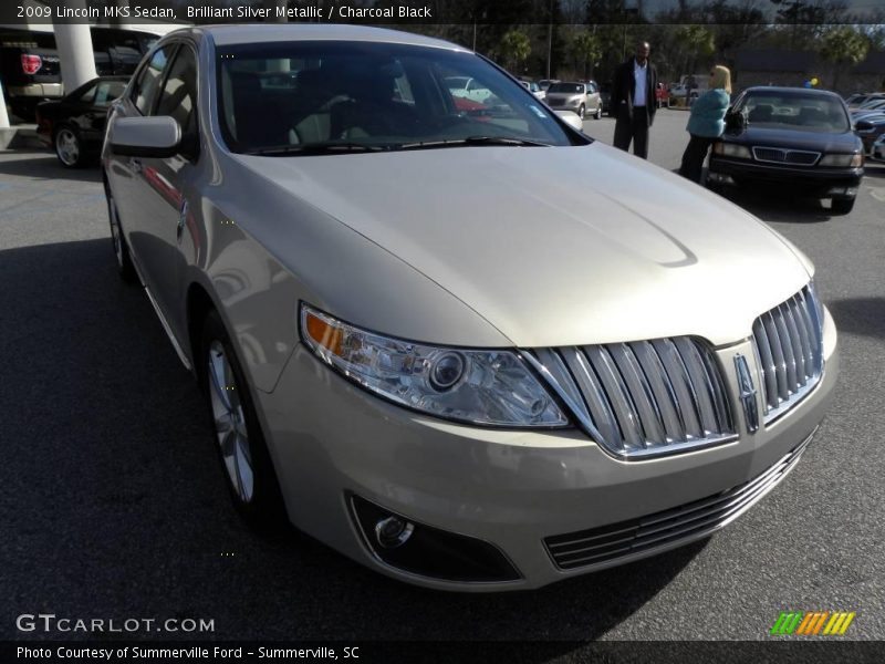 Brilliant Silver Metallic / Charcoal Black 2009 Lincoln MKS Sedan