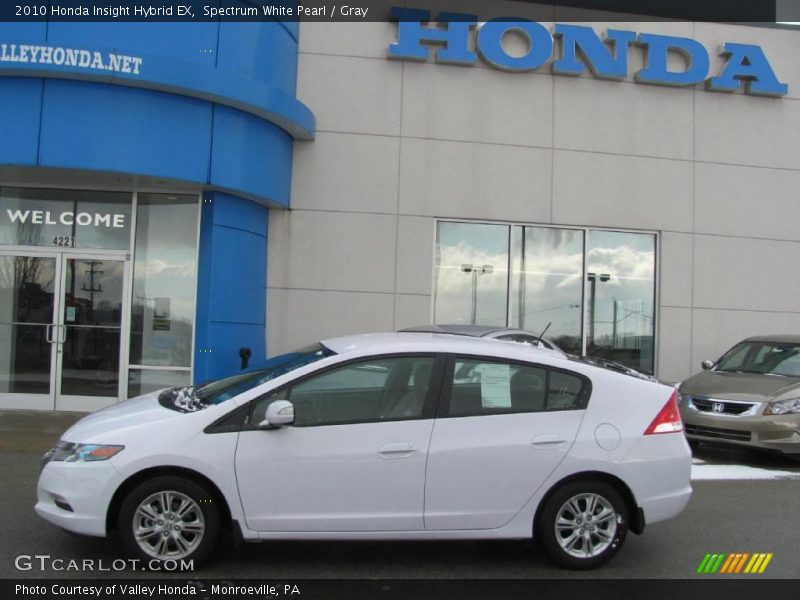 Spectrum White Pearl / Gray 2010 Honda Insight Hybrid EX