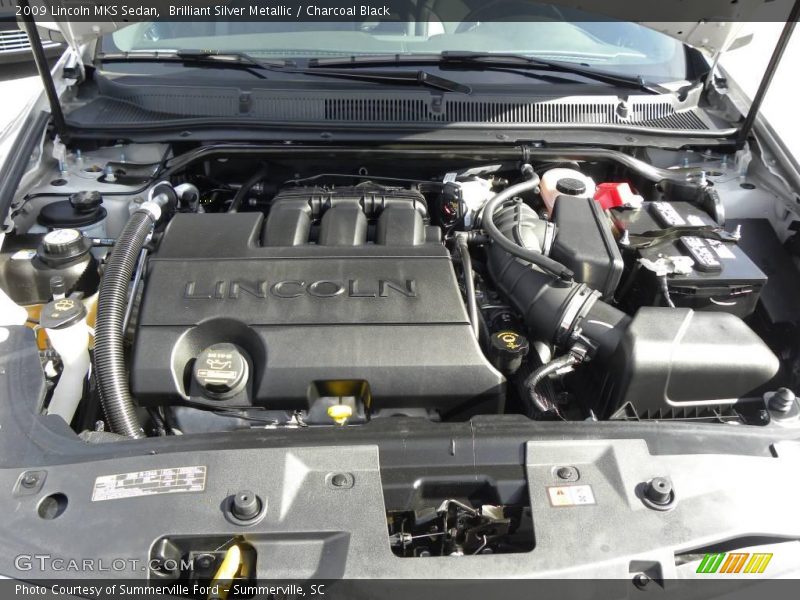 Brilliant Silver Metallic / Charcoal Black 2009 Lincoln MKS Sedan