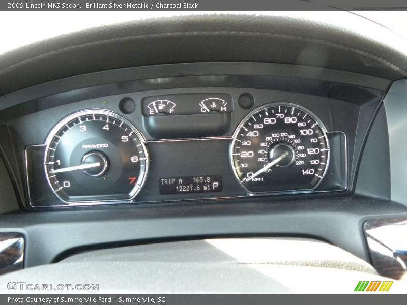 Brilliant Silver Metallic / Charcoal Black 2009 Lincoln MKS Sedan