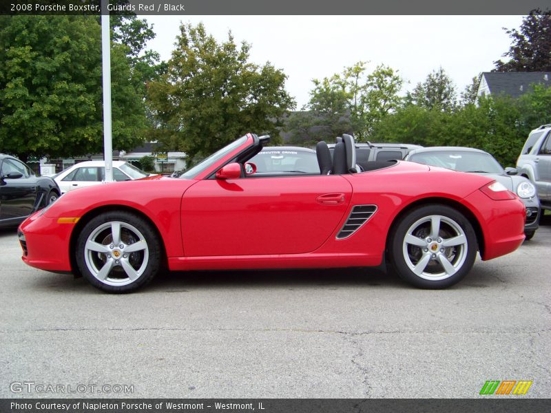 Guards Red / Black 2008 Porsche Boxster