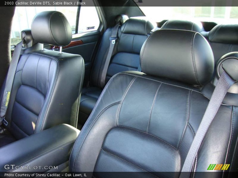Sable Black / Black 2003 Cadillac DeVille DTS