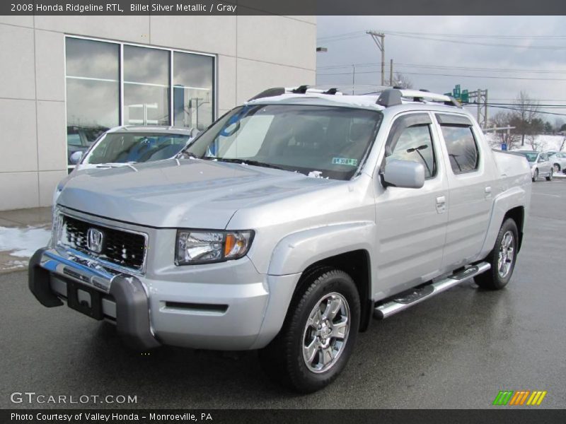 Billet Silver Metallic / Gray 2008 Honda Ridgeline RTL