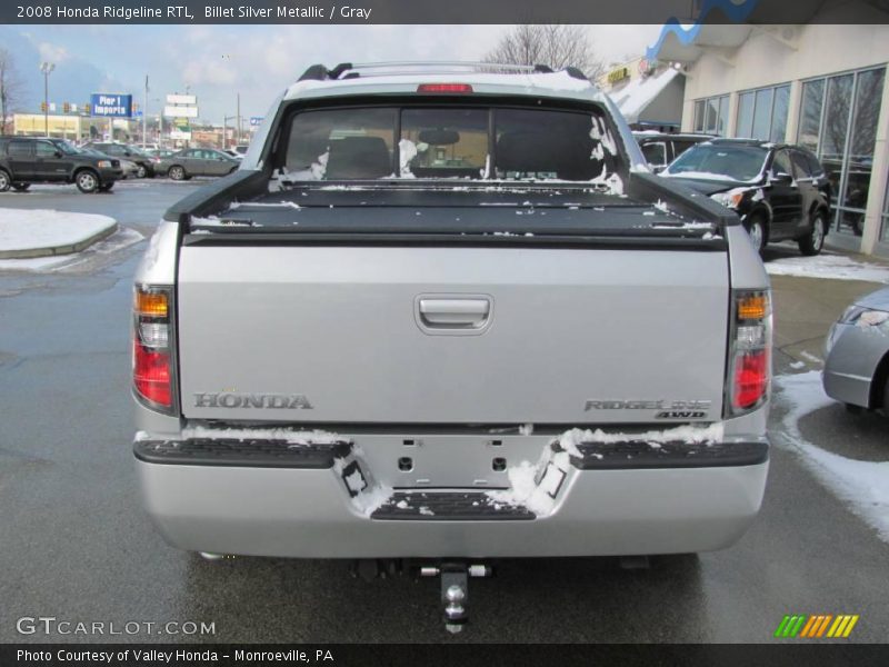 Billet Silver Metallic / Gray 2008 Honda Ridgeline RTL