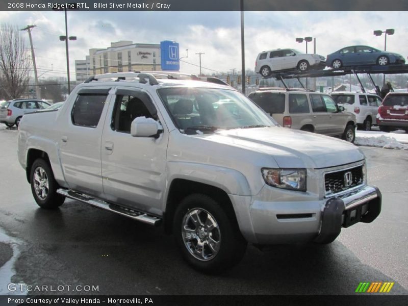 Billet Silver Metallic / Gray 2008 Honda Ridgeline RTL