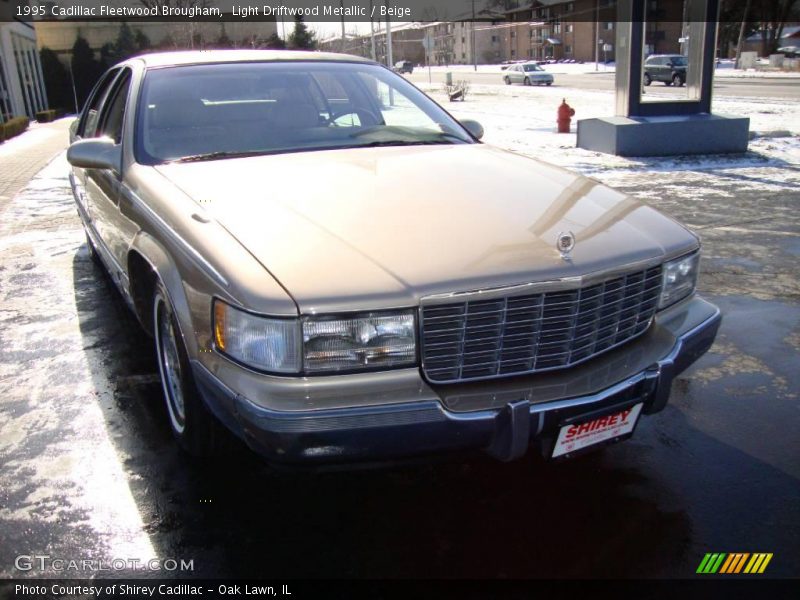 Light Driftwood Metallic / Beige 1995 Cadillac Fleetwood Brougham