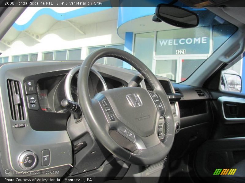 Billet Silver Metallic / Gray 2008 Honda Ridgeline RTL