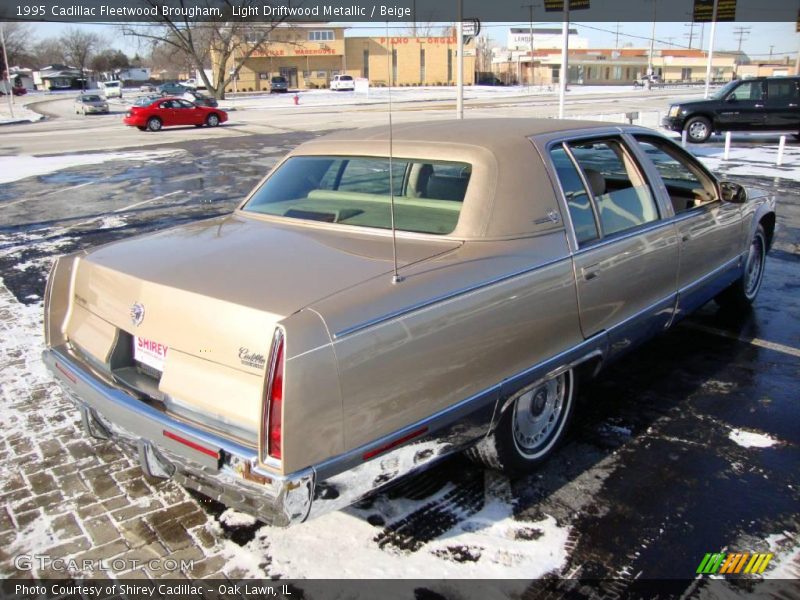 Light Driftwood Metallic / Beige 1995 Cadillac Fleetwood Brougham