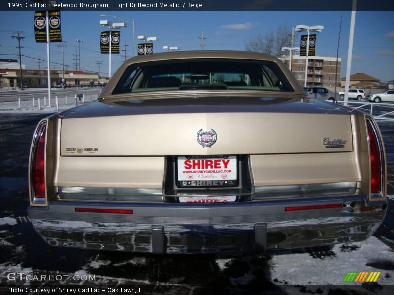 Light Driftwood Metallic / Beige 1995 Cadillac Fleetwood Brougham