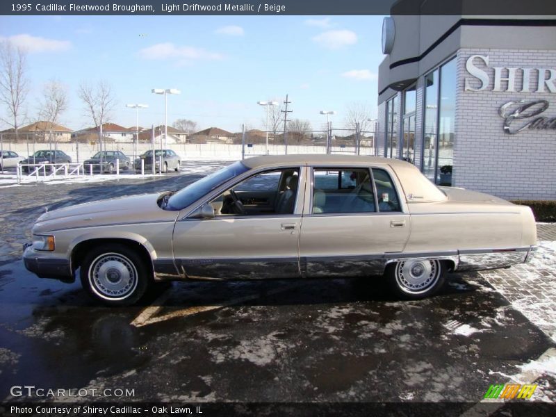Light Driftwood Metallic / Beige 1995 Cadillac Fleetwood Brougham
