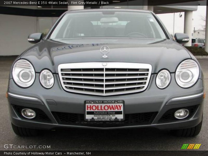 Flint Grey Metallic / Black 2007 Mercedes-Benz E 350 4Matic Sedan