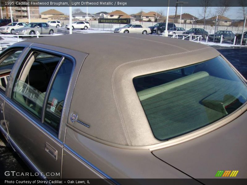 Light Driftwood Metallic / Beige 1995 Cadillac Fleetwood Brougham