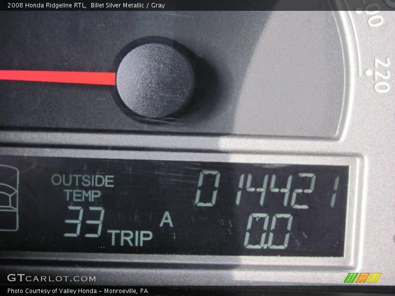 Billet Silver Metallic / Gray 2008 Honda Ridgeline RTL
