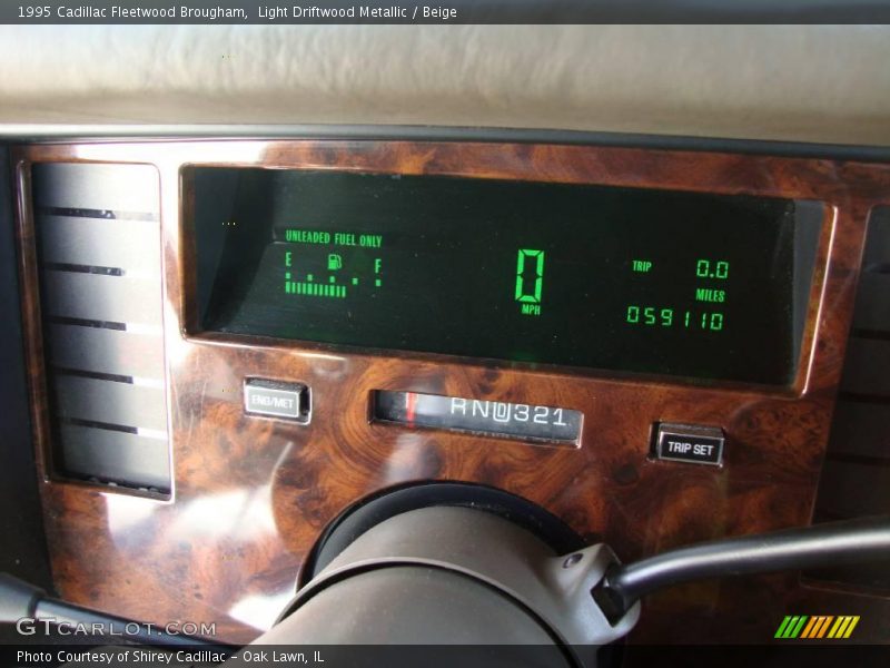 Light Driftwood Metallic / Beige 1995 Cadillac Fleetwood Brougham