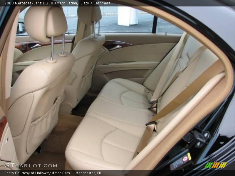 Black / Cashmere 2008 Mercedes-Benz E 350 4Matic Sedan