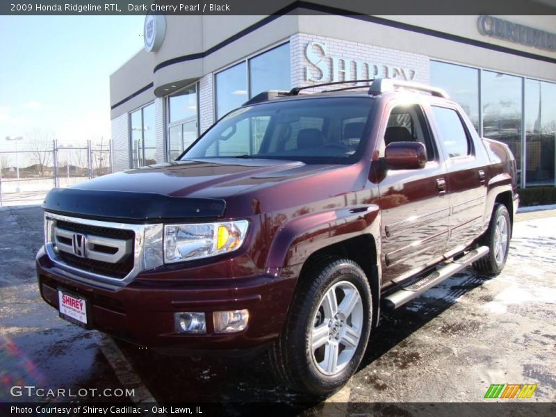 Dark Cherry Pearl / Black 2009 Honda Ridgeline RTL