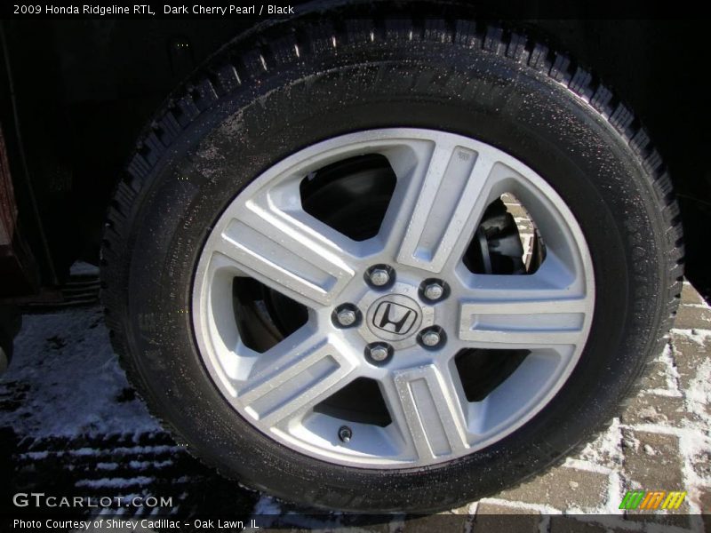 Dark Cherry Pearl / Black 2009 Honda Ridgeline RTL