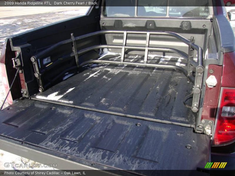 Dark Cherry Pearl / Black 2009 Honda Ridgeline RTL