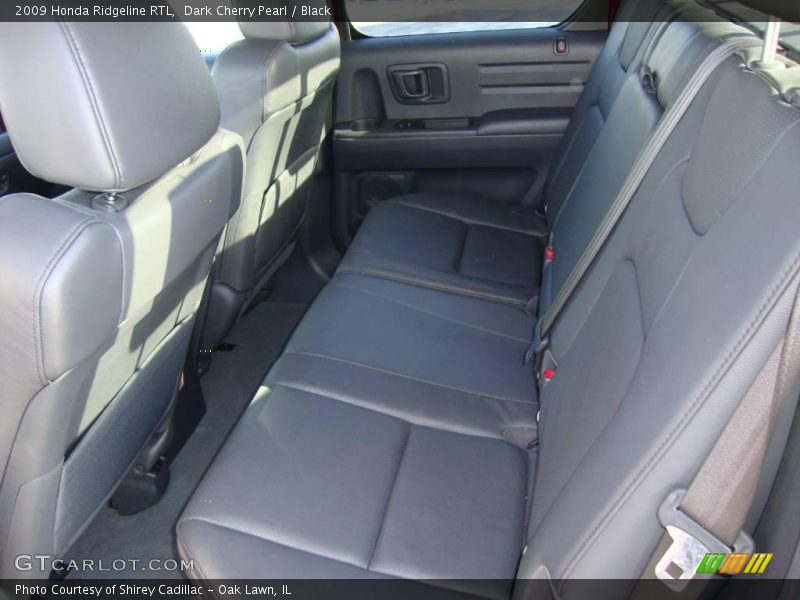 Dark Cherry Pearl / Black 2009 Honda Ridgeline RTL