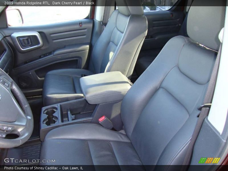 Dark Cherry Pearl / Black 2009 Honda Ridgeline RTL