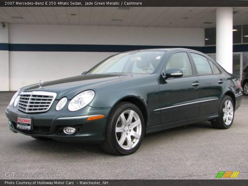 Jade Green Metallic / Cashmere 2007 Mercedes-Benz E 350 4Matic Sedan