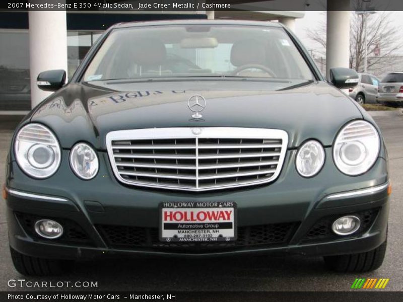 Jade Green Metallic / Cashmere 2007 Mercedes-Benz E 350 4Matic Sedan