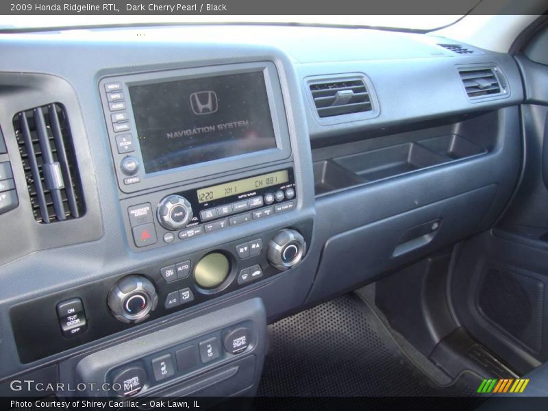 Dark Cherry Pearl / Black 2009 Honda Ridgeline RTL