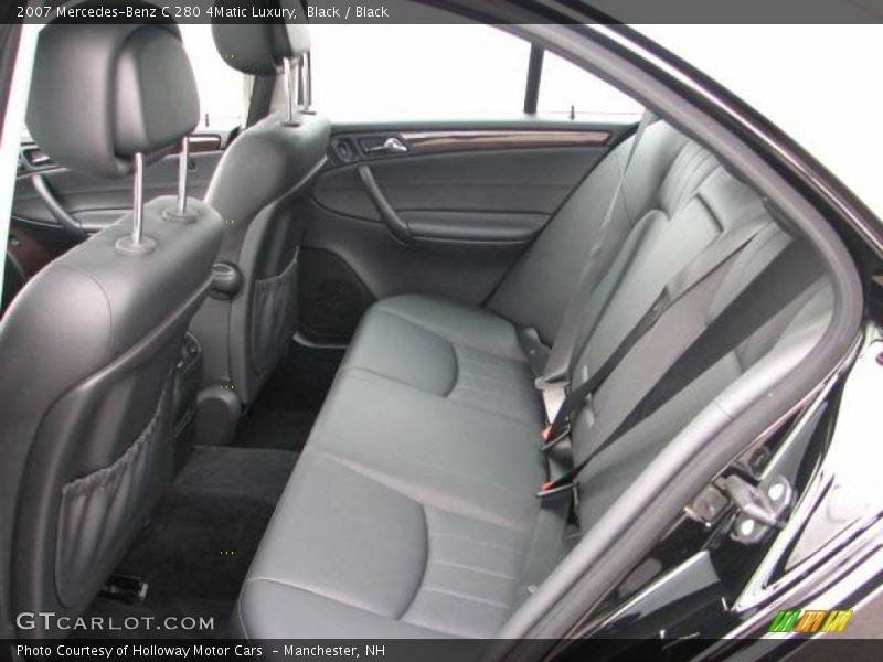 Black / Black 2007 Mercedes-Benz C 280 4Matic Luxury