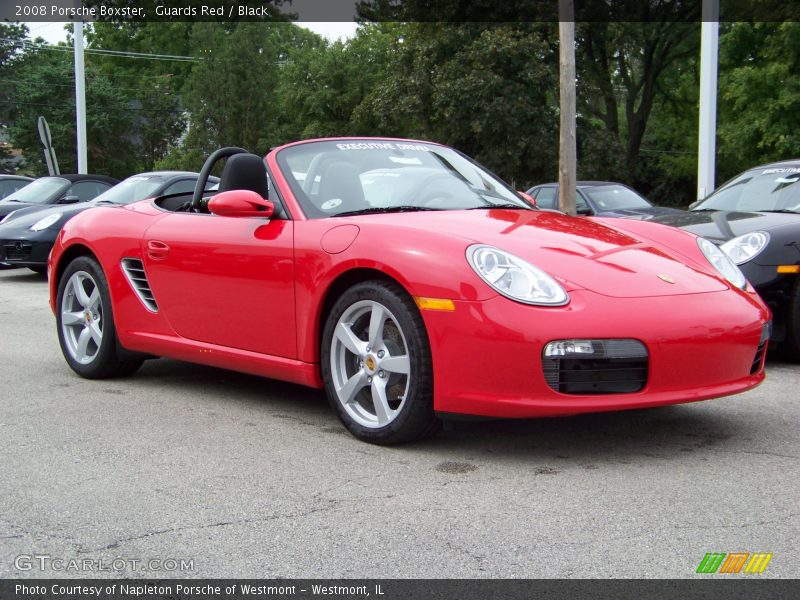Guards Red / Black 2008 Porsche Boxster
