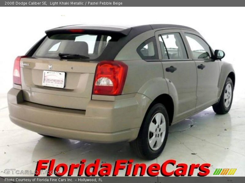 Light Khaki Metallic / Pastel Pebble Beige 2008 Dodge Caliber SE