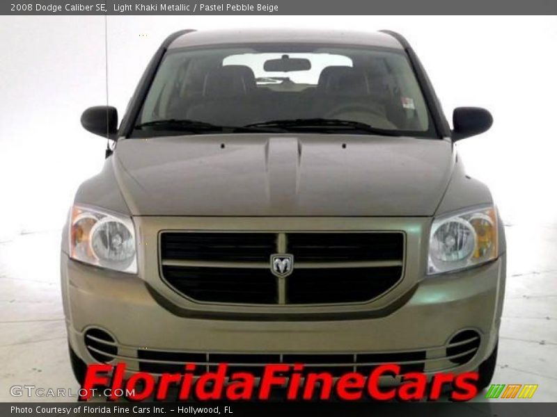 Light Khaki Metallic / Pastel Pebble Beige 2008 Dodge Caliber SE
