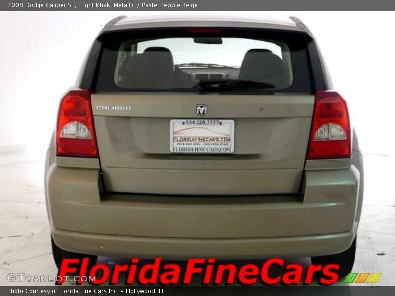 Light Khaki Metallic / Pastel Pebble Beige 2008 Dodge Caliber SE