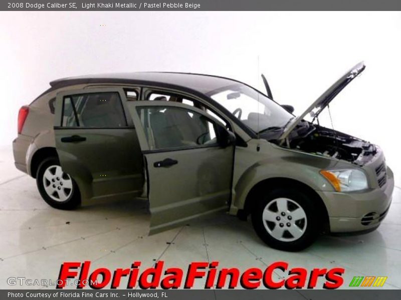 Light Khaki Metallic / Pastel Pebble Beige 2008 Dodge Caliber SE
