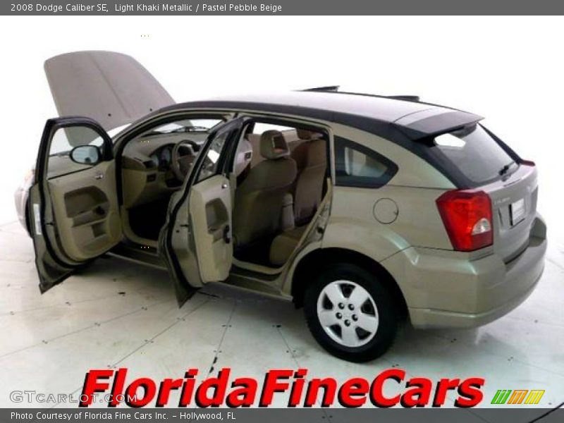 Light Khaki Metallic / Pastel Pebble Beige 2008 Dodge Caliber SE