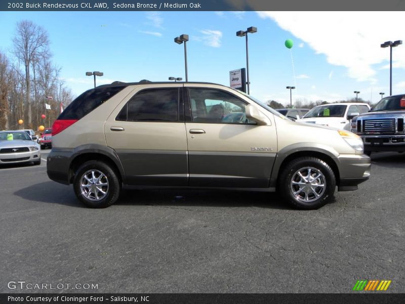 Sedona Bronze / Medium Oak 2002 Buick Rendezvous CXL AWD