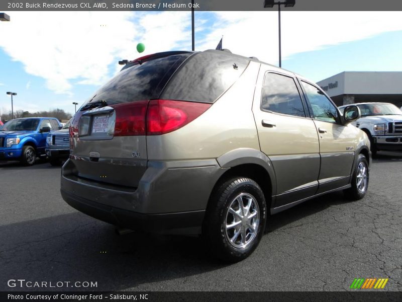 Sedona Bronze / Medium Oak 2002 Buick Rendezvous CXL AWD