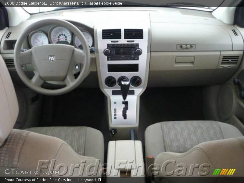 Light Khaki Metallic / Pastel Pebble Beige 2008 Dodge Caliber SE