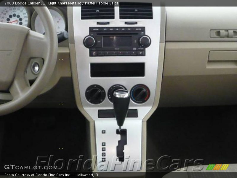 Light Khaki Metallic / Pastel Pebble Beige 2008 Dodge Caliber SE