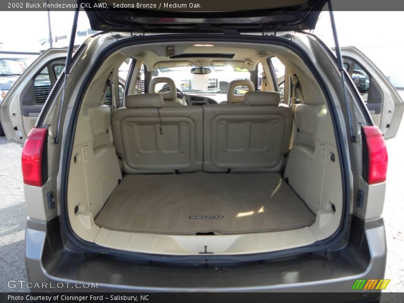 Sedona Bronze / Medium Oak 2002 Buick Rendezvous CXL AWD