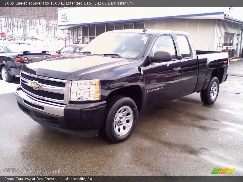 Black / Dark Titanium 2009 Chevrolet Silverado 1500 LS Extended Cab