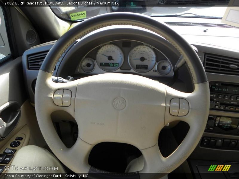 Sedona Bronze / Medium Oak 2002 Buick Rendezvous CXL AWD