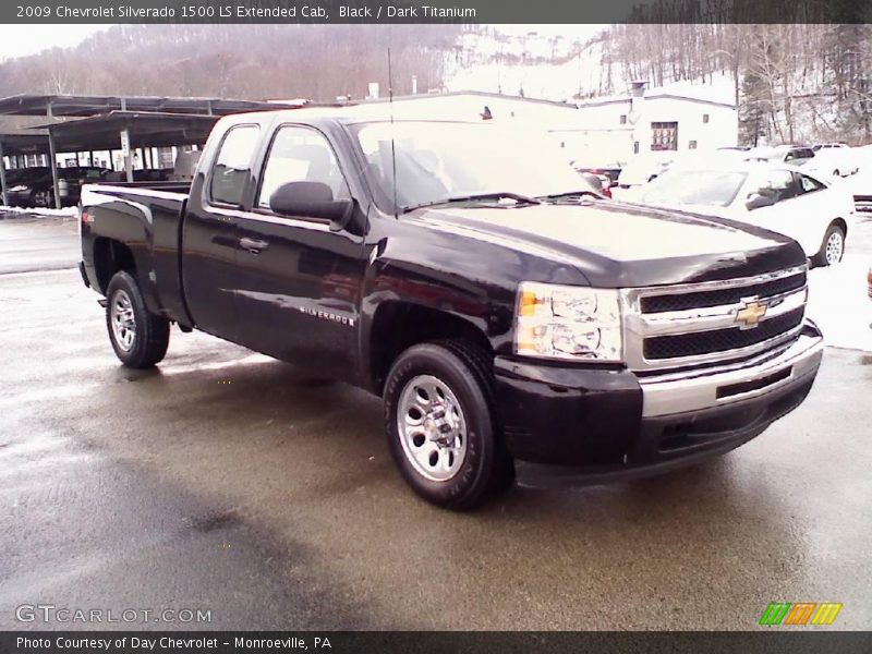 Black / Dark Titanium 2009 Chevrolet Silverado 1500 LS Extended Cab