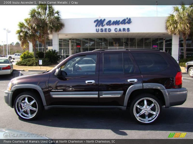 Black Garnet Metallic / Gray 2008 Isuzu Ascender S
